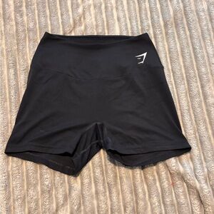 Gymshark Black High-Waist Bike Shorts